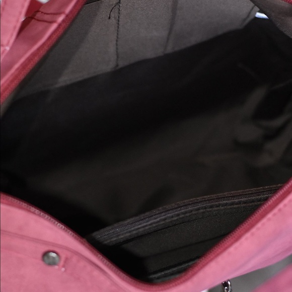 GREEN Faux Suede Studded Bag - Picture 7 of 7